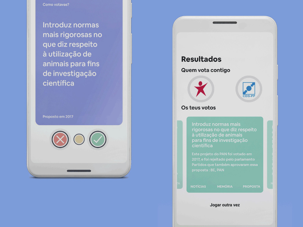 Sobre Não sabes em quem votar? Esta app escolhe por si...