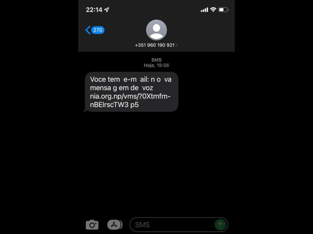 Sobre Saiba que SMS misteriosa é esta que andamos a receber