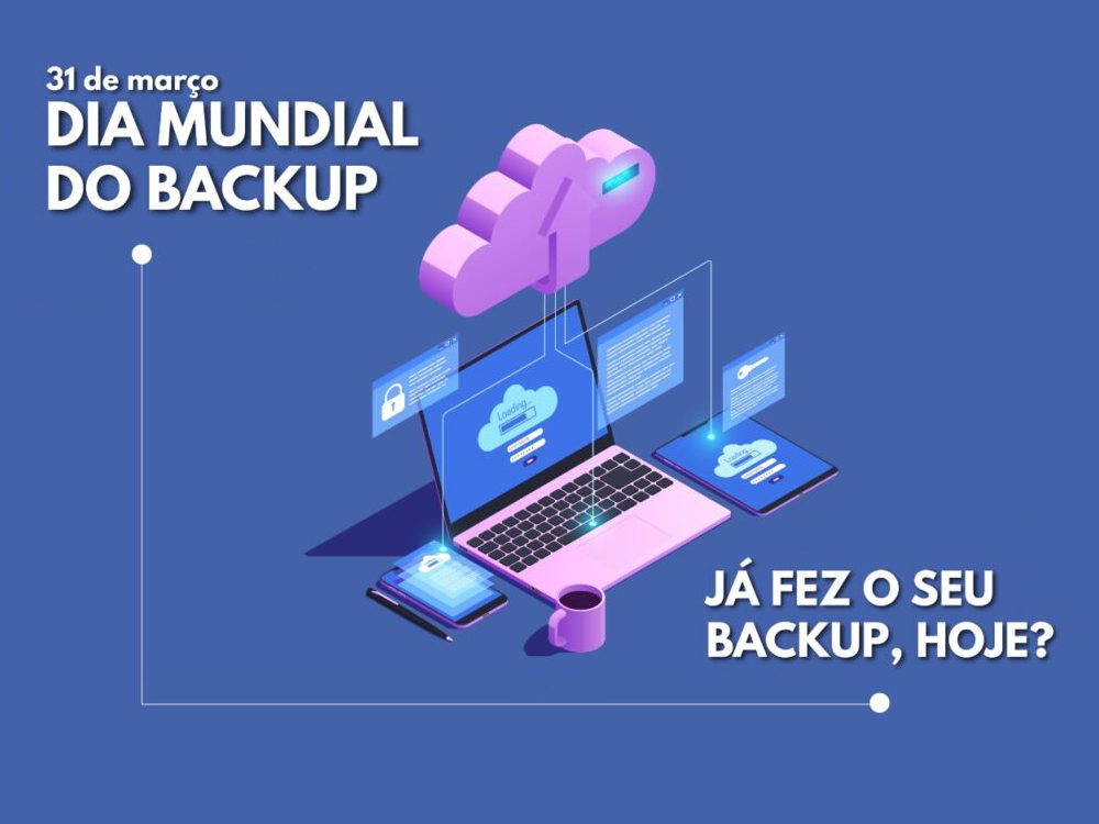 Sobre 31 de março é Dia Mundial do Backup