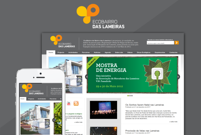 Capa EcoBairro do Bairro das Lameiras